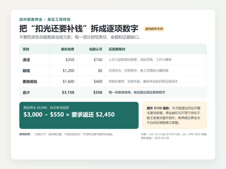搬走后押金被扣：刷墙、地毯、清洁费，怎样逐项核对和争议？-北美华人网