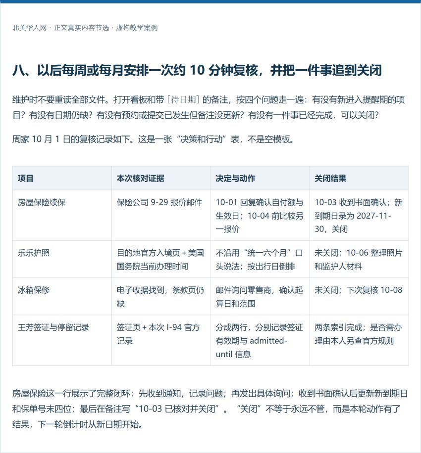 从核对证据到采取行动,再记录关闭结果