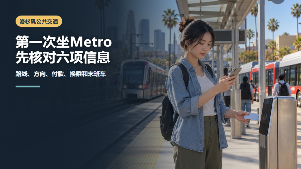 第一次坐洛杉矶Metro：怎样查路线、付款、换乘和末班车